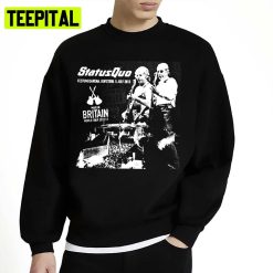 Britain White Design Status Quo Perform 2013 Unisex Sweatshirt