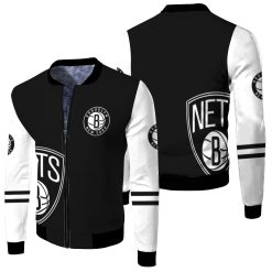 Brooklyn Nets 3d Polo Shirt 3d Jersey Fleece Bomber Jacket