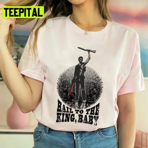 Bruce Portrait Black And White Evil Dead Unisex T-Shirt