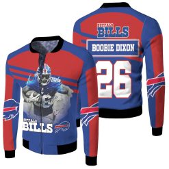 Buffalo Bills 26 Boobie Dixon Afc East Champs Fleece Bomber Jacket