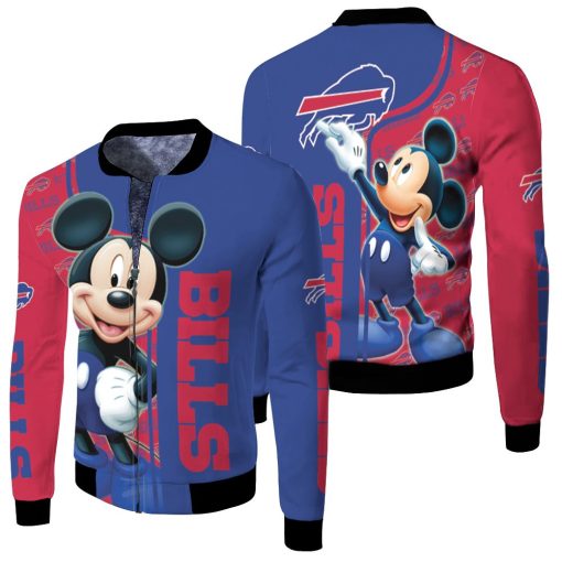 Buffalo Bills 3d Jersey Fleece Bomber Jacket