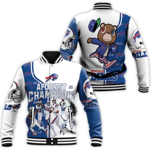 Buffalo Bills Afc East 2020 Champions Baseball Jacket