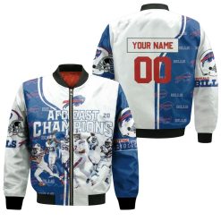 Buffalo Bills Afc East 2020 Champions Personalized Bomber Jacket