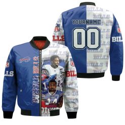 Buffalo Bills Afc East 2020 Stefon Diggs Personalized Bomber Jacket