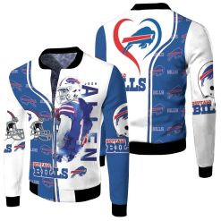 Buffalo Bills John Allen 2020 Afc East Champions Fleece Bomber Jacket