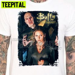 Buffy The Vampire Slayer Buffy And The Master Sarah Michelle Gellar Halloween Trending Unsiex T-Shirt