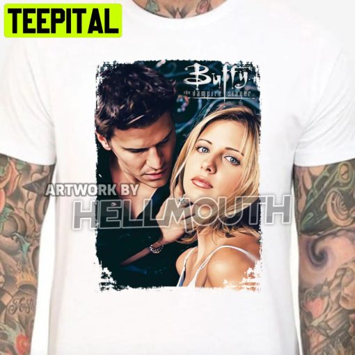 Buffy The Vampire Slayer Buffy & Angel Halloween Trending Unsiex T-Shirt