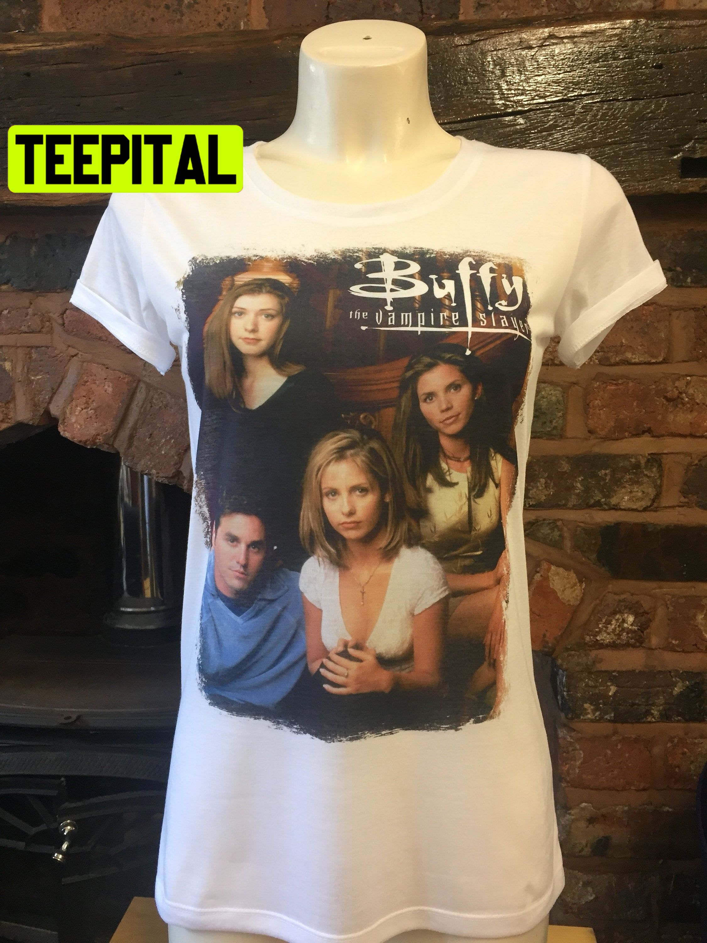 Buffy The Vampire Slayer Cast Halloween Trending Unsiex T-Shirt