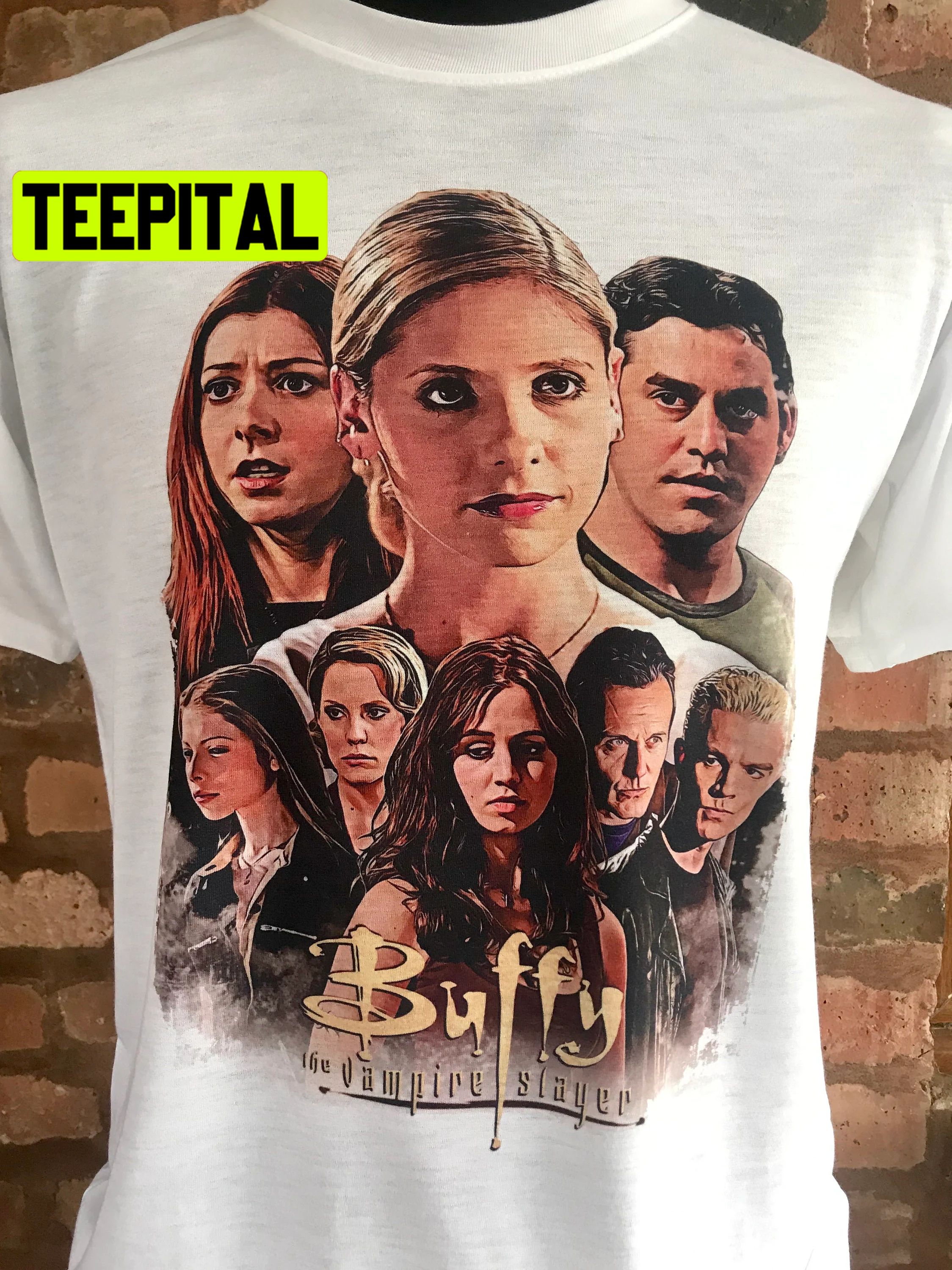 Buffy The Vampire Slayer Season 7 Cast Halloween Trending Unsiex T-Shirt