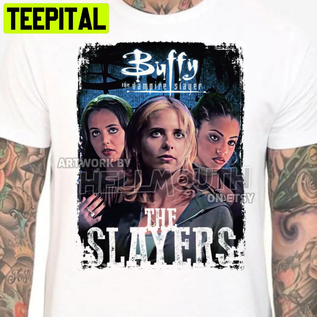 Buffy The Vampire Slayer The Slayers Halloween Trending Unsiex T-Shirt
