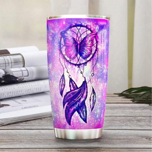 Butterfly Dreamcatcher Stainless Steel Cup