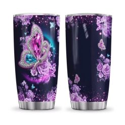 Butterfly Jewelry Stainless Steel Cup