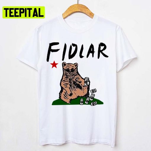 California Bear Drink Cheap Beer Fidlar Band Unisex T-Shirt