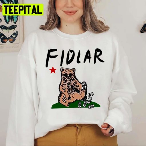 California Bear Drink Cheap Beer Fidlar Band Unisex T-Shirt