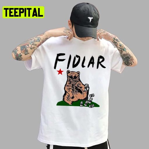 California Bear Drink Cheap Beer Fidlar Band Unisex T-Shirt