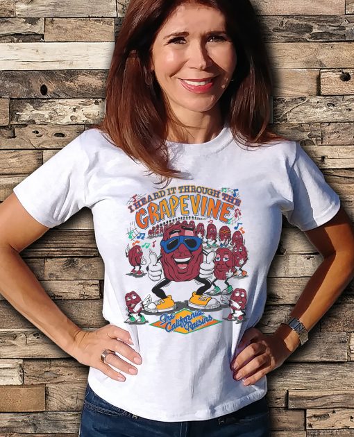 California Raisins I Heard It Through The Grapevine Claymation 80s Unisex T-Shirt