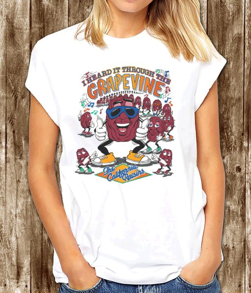 California Raisins I Heard It Through The Grapevine Claymation 80s Unisex T-Shirt