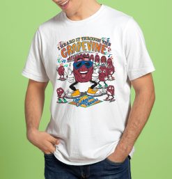 California Raisins I Heard It Through The Grapevine Claymation 80s Unisex T-Shirt