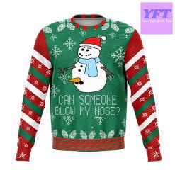 Can Someone Blow My Nose Dank Meme 3d Ugly Christmas Sweater