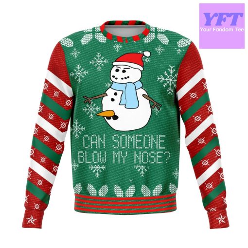 Can Someone Blow My Nose Dank Meme 3d Ugly Christmas Sweater