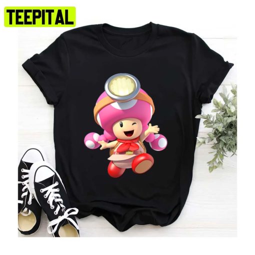 Captain Toadette Fun Game Art Unisex Sweatshirt