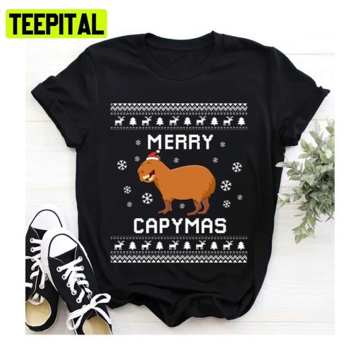 Capybara Christmas Capybara Inu Ugly Unisex Sweatshirt