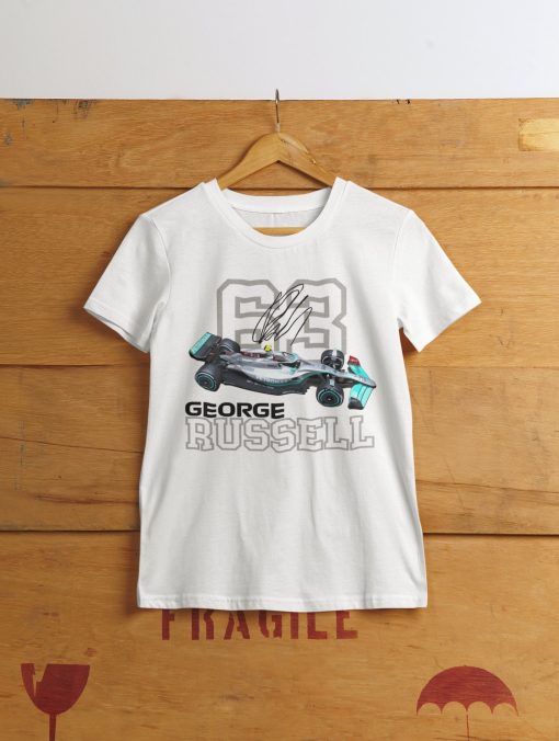 Car Racing 2022 George Russell Formula 1 2022 F1 Mercedes Unisex T-Shirt