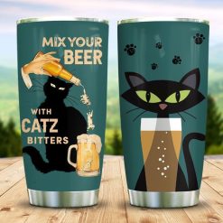 Cat Beer Stainless Steel Cup