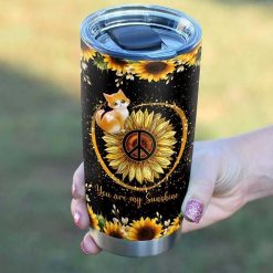 Cat Hippie Stainless Steel Cup