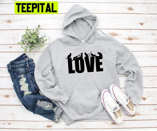 Cat Love Meow Trending Unisex Hoodie