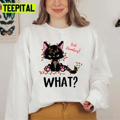 Cat What Funny Black Cat Tangled In Unisex Sweatshirt