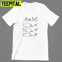 Cats To Do List Diy Trending Unisex Shirt