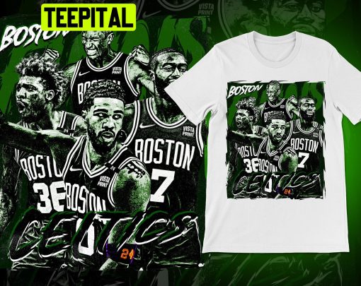 Celtics Finals Art Bootleg Jayson Tatum Boston Celtics Bootleg Trending Unisex Shirt