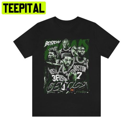 Celtics Finals Art Bootleg Jayson Tatum Boston Celtics Bootleg Trending Unisex Shirt