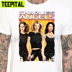 Charlie’s Angels Cameron Diaz Drew Barrymore Lucy Liu Halloween Trending Unsiex T-Shirt