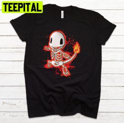 Charmander Skeleton Halloween Trending Unisex Shirt