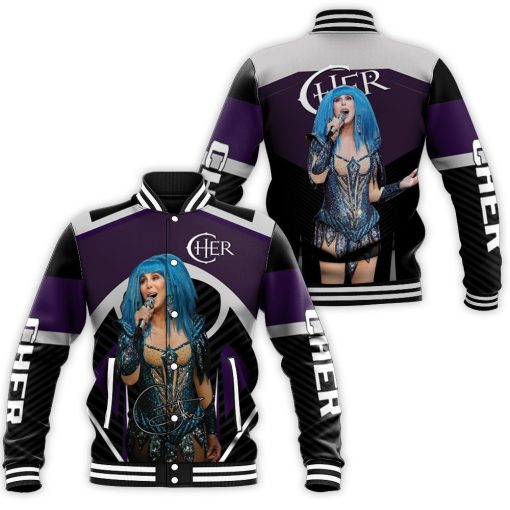 Cher Legend Signer Signed For Fan 3d Jersey Baseball Jacket