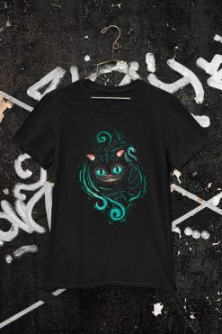 Cheshire Cat Art – Alice In Wonderland Gift Birthday T-Shirt