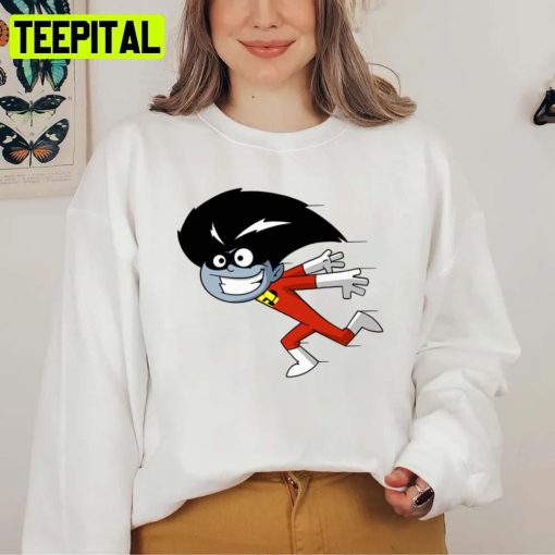 Chibi Cute Super Hero Cartoon Freakazoid Unisex Sweatshirt