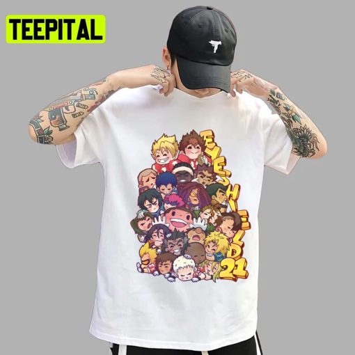 Chibi Pile Cute Eyeshield 21 Unisex T-Shirt