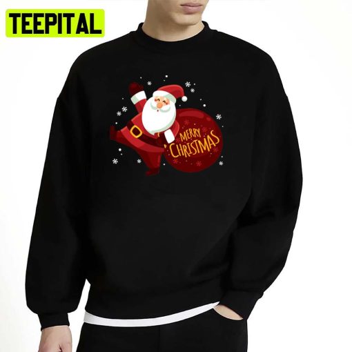 Chibi Santa With The Gifts Pack Unisex Sweatshirt