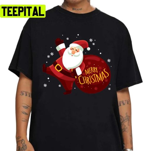 Chibi Santa With The Gifts Pack Unisex Sweatshirt