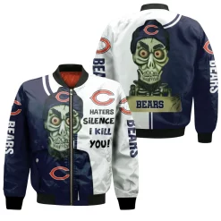 Chicago Bears Haters I Kill You 3d Bomber Jacket