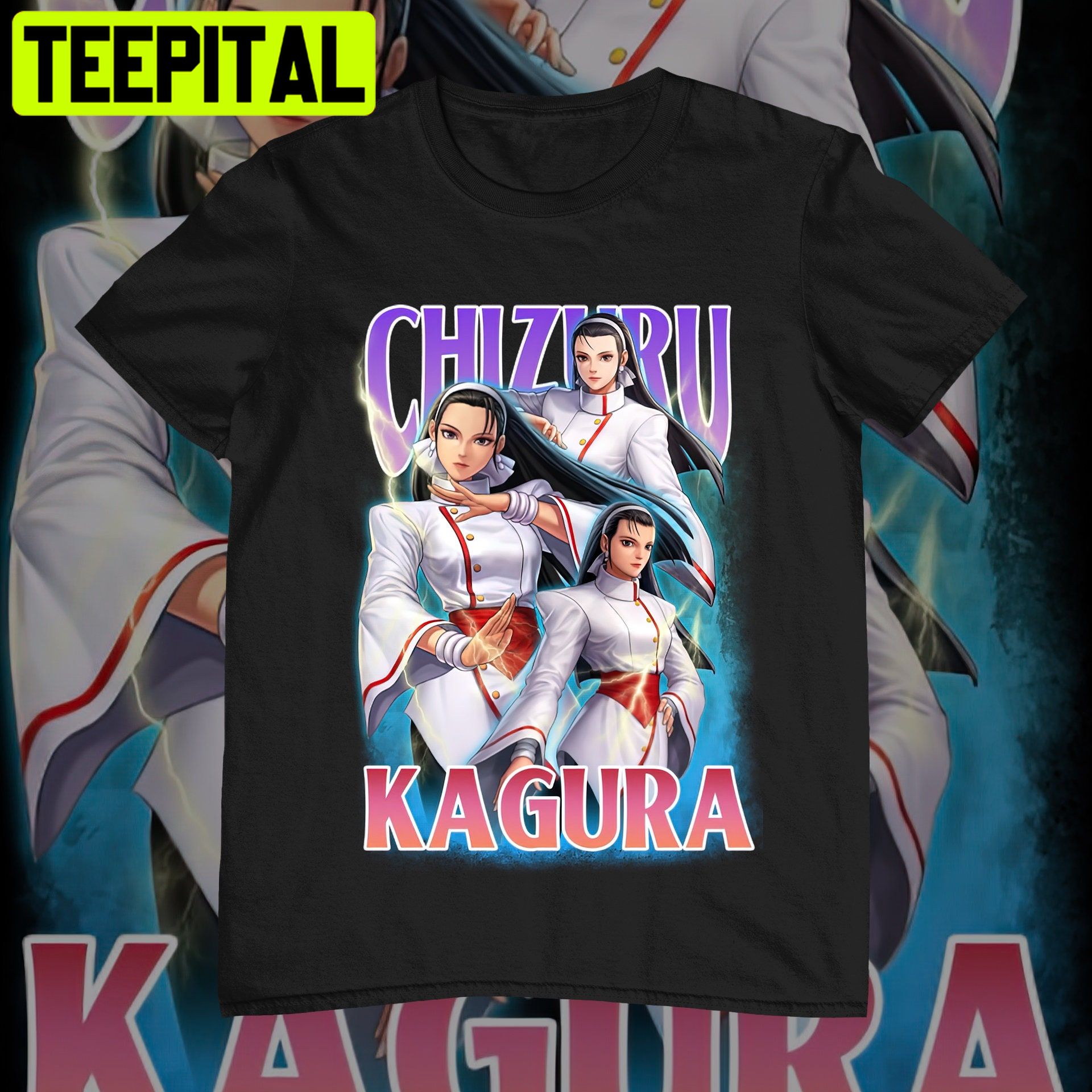 Chizuru Kagura Kof Vintage The King Of FightersTrending Unisex Shirt