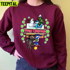 Christmas W Stormi & Pocari Animated Art Unisex Sweatshirt