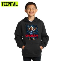 Chucky Child’s Play Doll Halloween Illustration Hoodie