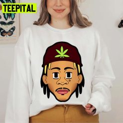 Clip Art Wiz Khalifa Face Unisex Sweatshirt