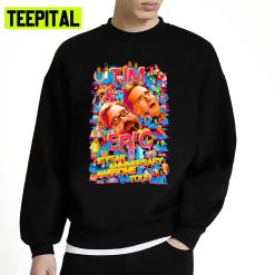 Clolorful Art Tim And Eric Retro Tv Show Unisex Sweatshirt