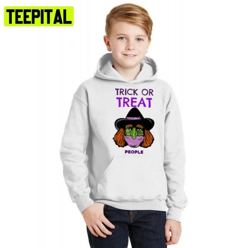 Clown People Trick Or Treat Halloween Illustration Hoodie