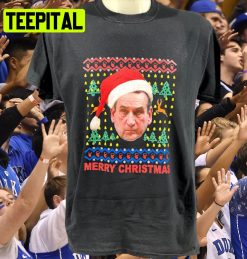 Coach K Mike Krzyzewski Christmas Sweater Duke Basketball Trending Unisex Shirt